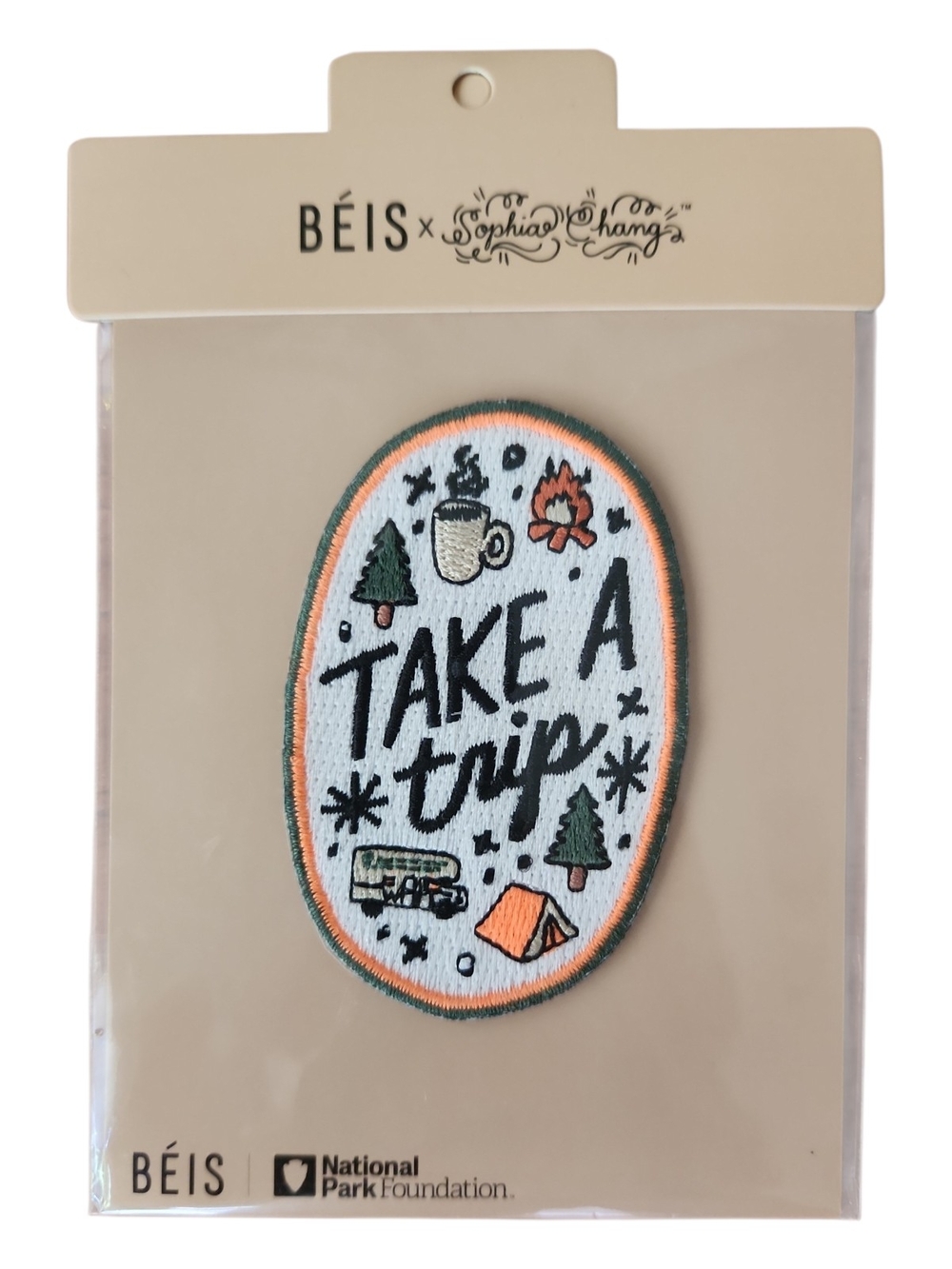 BÉIS x Sophia Chang 'Take a Trip' Embroidered Patch - RARE